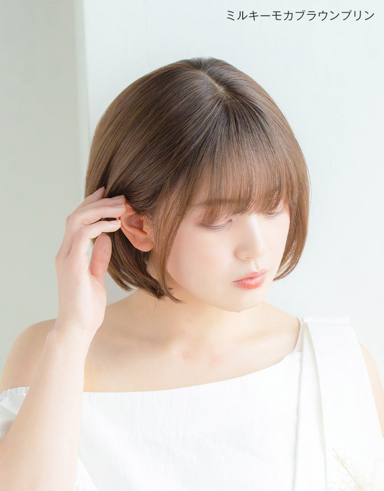 ミルキーモカブラウンプリンを着用したモデル