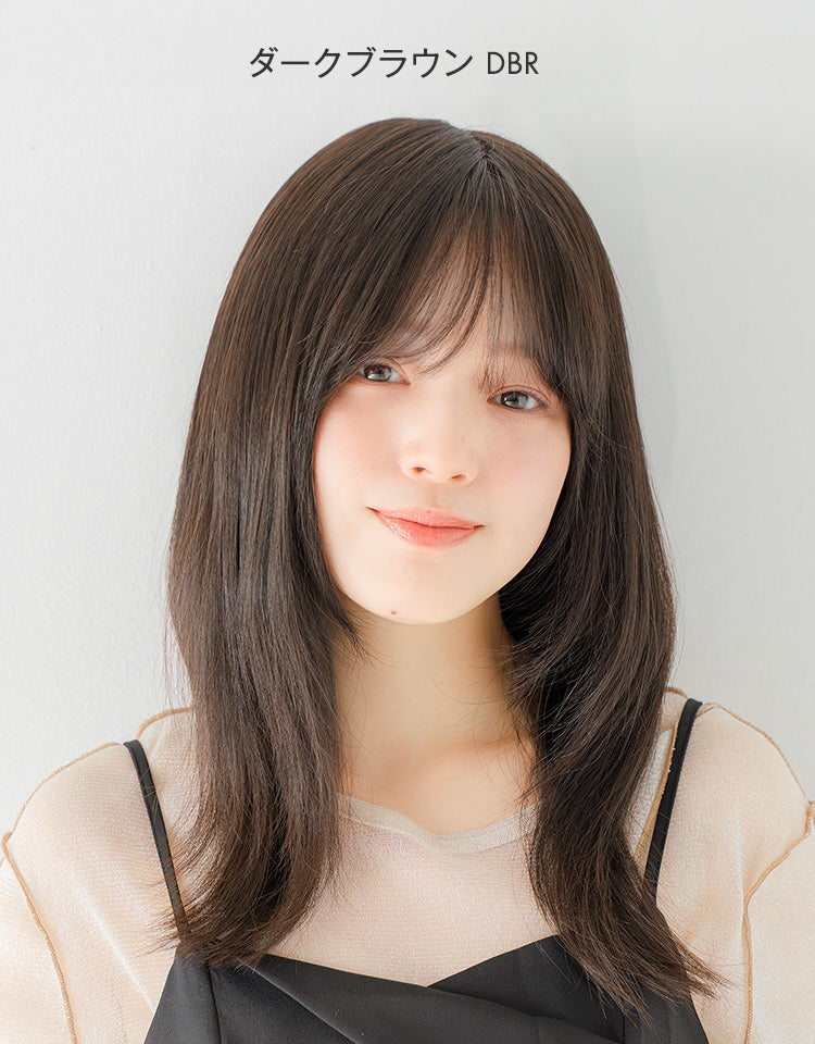REMY人毛100%天使の月満ちるカルムレイヤー ダークブラウン DBR