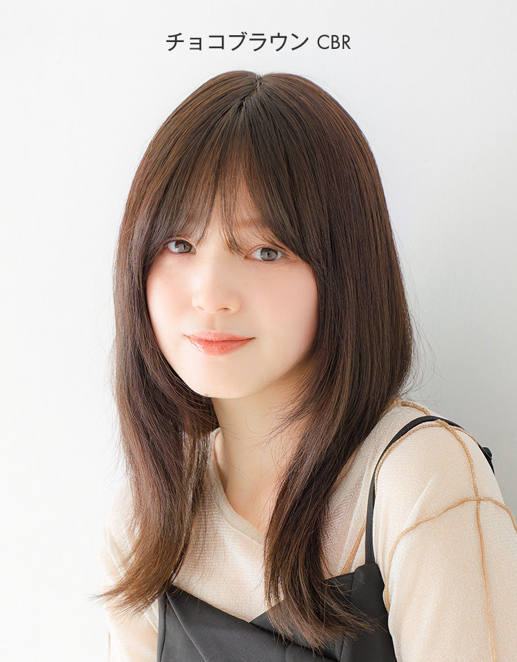 REMY人毛100%天使の月満ちるカルムレイヤー チョコブラウン CBR