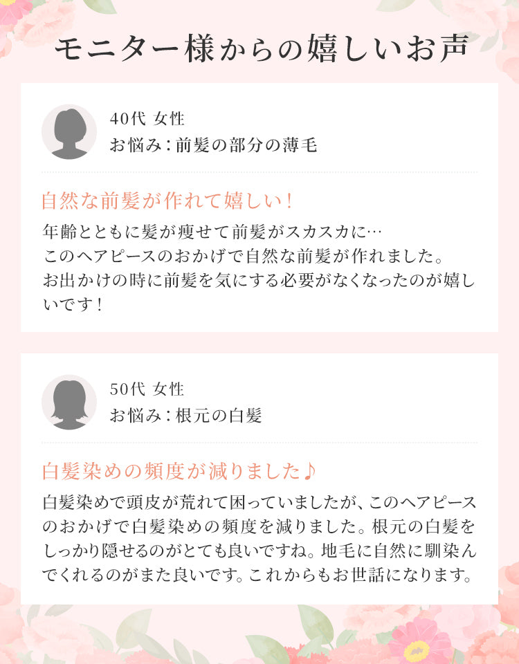 パパッとピース ショート人毛MIX(クリップタイプ)