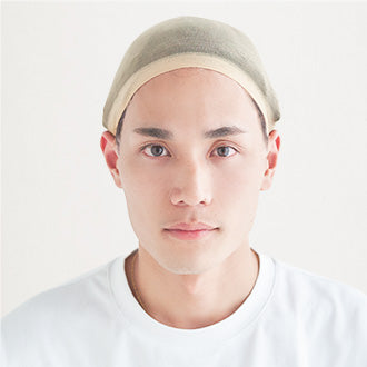 このように全ての髪を入れ込むことでウィッグを着用しやすくなります。