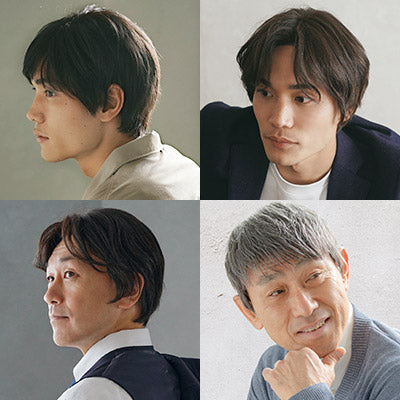ウィッグを着用した男性