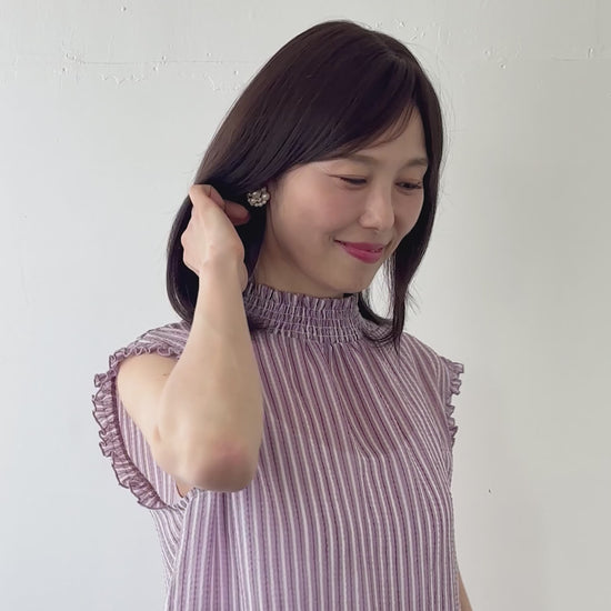 パパッとピース ロング人毛MIX(クリップタイプ)の着用動画