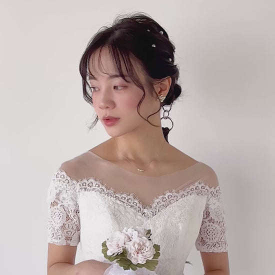 リングポニーテール アレンジ 着用動画