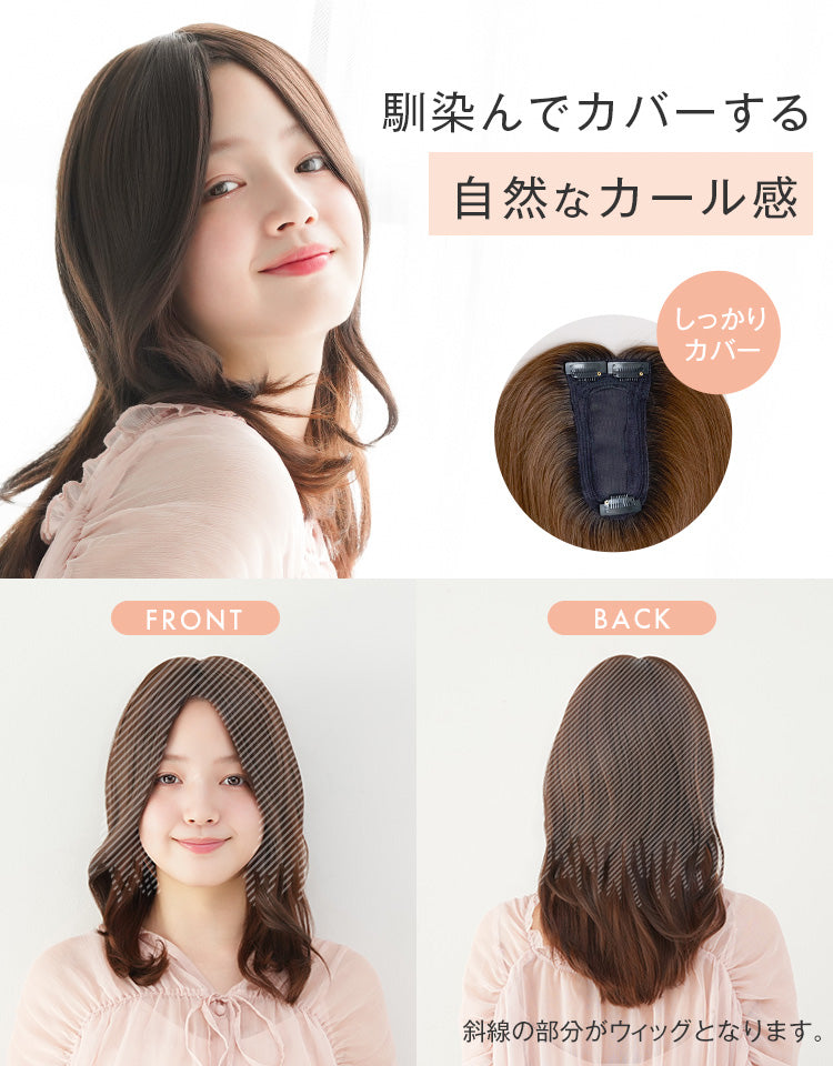 カールタイプは、馴染んでカバーする自然なカール感