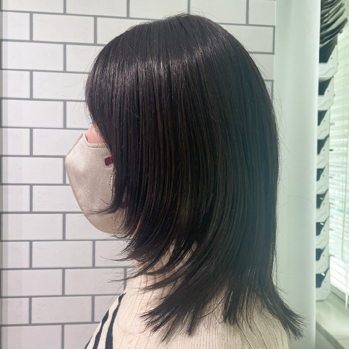 内巻きレイヤーミディ