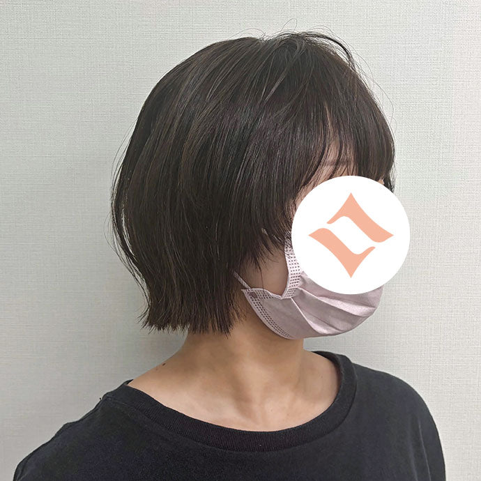 ぱつっとしたボブ感のあるショート