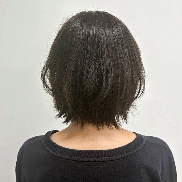 ぱつっとしたボブ感のあるショート