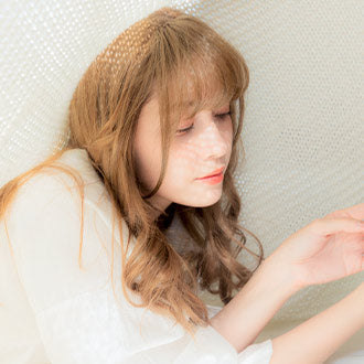 総手植え前髪ウィッグ サイドラインバングの画像