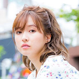 ブリッジポニーテール マシュマロウェイブの画像