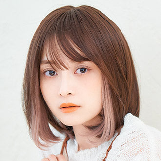 インナーカラーカジュアルボブの画像