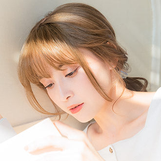 総手植え前髪ウィッグ サイドラインバングの画像